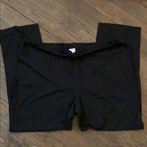 Black scrub pants LG